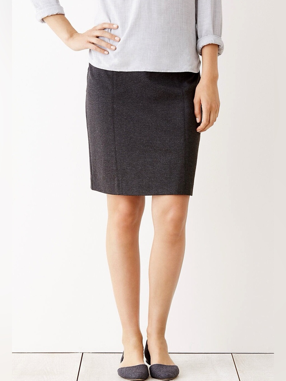 J. Jill Ponte Pencil Skirt
